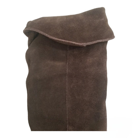 Vtg Tall Slouch Boots Genuine Suede EUC Size 7-7.5 - Picture 7 of 9